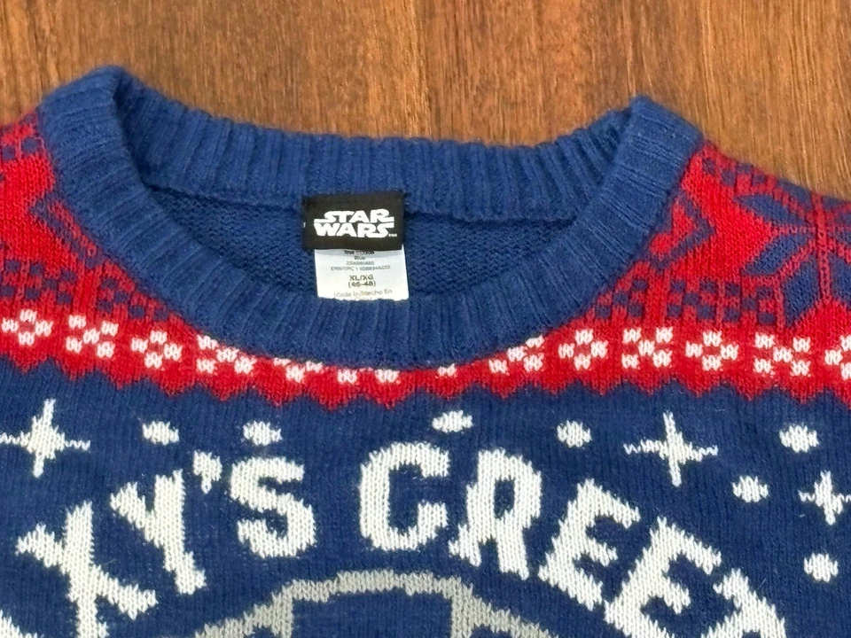 Suéter Star Wars Navidad Galaxia Saludo Feliz Fuerza Estar Contigo Suéter XL Foto 3 de 4