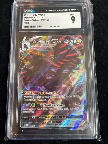 Corviknight VMAX graded CGC 9 for sale on eBay
