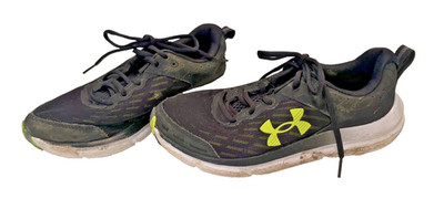 Under Armour Mens Charged Assert 10 3026175-007 Black Running Shoes Sneakers 7.5