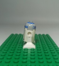 LEGO 2008 STAR WARS SW0217 ASTROMECH DROID R2-D2 GRAY HEAD MINI FIGURE #7877