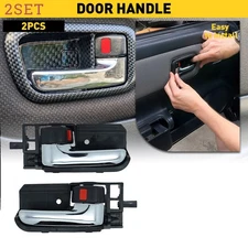 4x Car Inside Interior Door Pull Handle Left Right Fit 2003-2008 Toyota Corolla