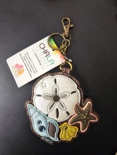 Chala Sand Dollar Key Fob / Coin Purse Keychain NWT