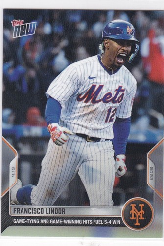 2022 Topps Now 69 Francisco Lindor