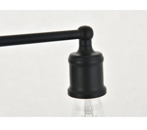 Elegant Lighting Serif LD4028W16BK Black 3-Light 15" W Bathroom Vanity Light - Picture 10 of 12