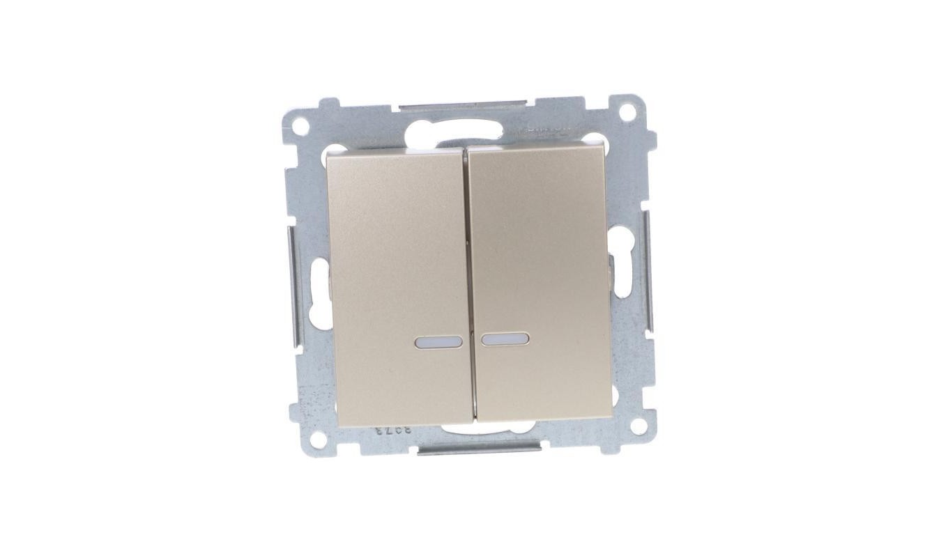 Splashproof Candle Holder Connector IP44 with Simon DW5BL.01/44