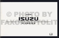 2008 Isuzu H-Serie Owners Manuell Htr Hvr User Operator Instruction FüHrung Buch