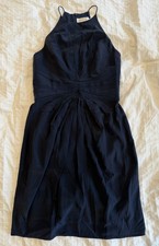 Zimmermann 100% Silk Navy Blue Dress Size 1