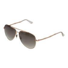 Gucci Bamboo Sunglasses Teardrop Gradient Lens Gold Plastic Women's Used