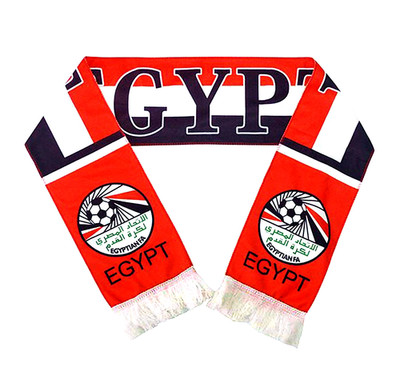 Egypt National Team Soccer Scarf - Egyptian Football Polar Fleece Kit Gift NEW