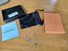 Unused Silvora Sterling Silver Ankle Bracelet Anklet Letter K Length 22-26cm