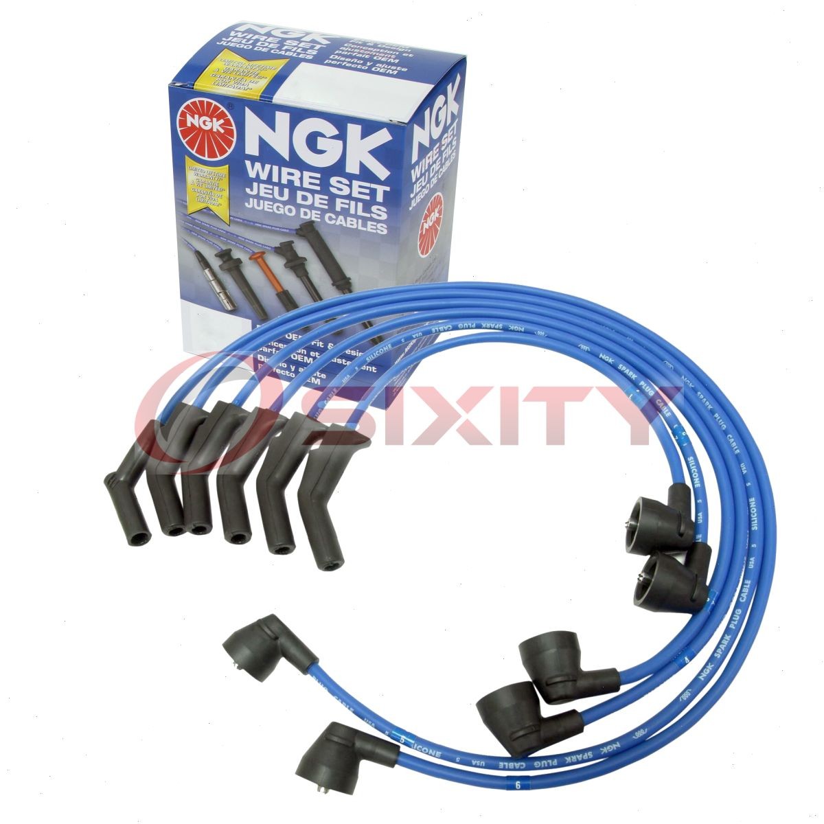 NGK 52115 RC-FDZ040 Spark Plug Wire Set for CH8657 9730 96176 86176 700849 su
