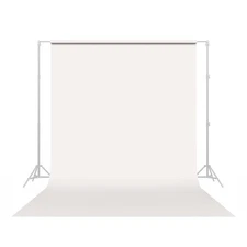 Seamless Paper Photography Backdrop - #50 White (107 in x 36 ft) Made in USA