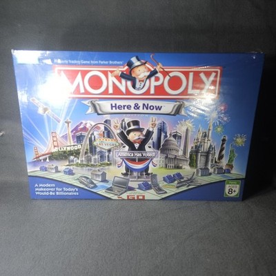 Monopoly Here & Now Edition Board Game 2006 SEALED America Has Voted Parker bros