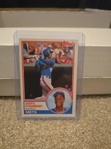 1983 Topps Traded - Darryl Strawberry #108T 1 Star Back (RC)