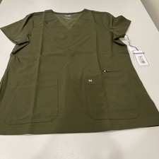 Koi Next Gen Women's Hustle and Heart Scrub Top Olive Green XS