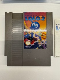 Adventures of Lolo 2 Nintendo NES 1990 Complete in Box CIB! L@@K!