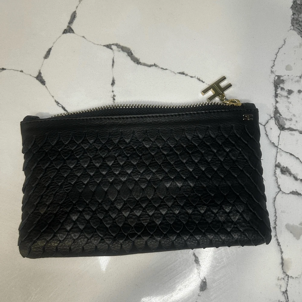 Pochette Femme Elisabetta Franchi - Vegan, Rouge, 31x15 Cm - Neuf Avec étiquettes