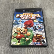 Super Monkey Ball Adventure Nintendo GameCube CIB Complete w/ Manual