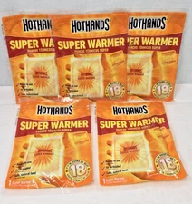 HotHands Body & Hand Super Warmers 18 Hours of Heat - 5 Individual Warmers