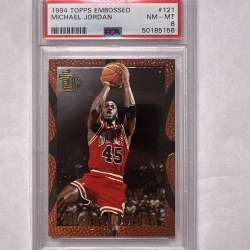 1994-95 Topps Embossed - Michael Jordan #121 PSA 8