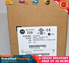 Allen Bradley 22B-V5P0N104 PowerFlex 40 Variable Input 22BV5P0N104 US Free Tax