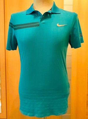 Roger Federer 2018 Nike Court 2018 Stuttgart Pro Trikot Tennis Polo Shirt S