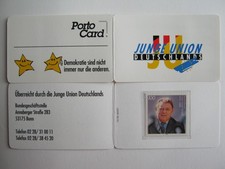 PORTOCARD, VORL&Auml;UFER V3-7, 10/95 30007, JUNGE UNION, Briefmarke postfrisch