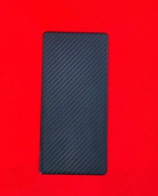 Car footrest universal tuning new black plastic carbon-look 