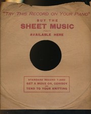 78 RPM Company Logo sleeves-POST-WAR- STANDARD