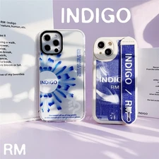 IPHONE CASE RM KIM NAMJOON BTS INDIGO KPOP KOREA PLUSH HOLDER COVER I Z10