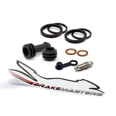 Kawasaki ZR400 Xanthus D1 1992 front brake caliper service components seals