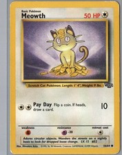 Meowth 56/64 Common Jungle Pokemon Unlimited Heavily Played on eBay