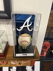 Hank Aaron signed Autographed Baseball With Custom Display PSA DNA