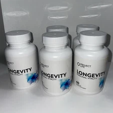 Project Life Longevity Personal Vitality Dietary Supplement 60 Capsules Exp03/28