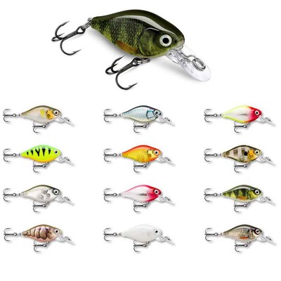 Rapala X-Light Crank MR 35mm 4g Forelle Barsch Wobbler suspending bis 2,10m tief