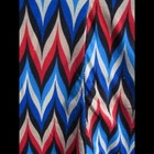 Red Black Blue Tan White Curvy Flowy Flame Like Chevron Geometric Stretchy Pants — photo 7