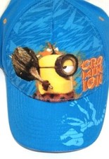 Minion Youth Size Baseball Style Hats NWT Despicable Me Blue Cap  1 Size