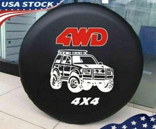 Universal Spare Wheel Tire Tyre Soft Cover 4wd Size 15 16 17 For All Car Ca