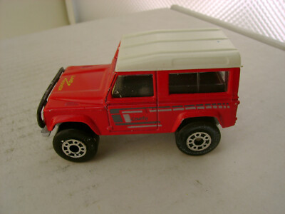 MATCHBOX SUPERFAST #35 RED WHITE TOP LAND ROVER NINETY 90 | eBay