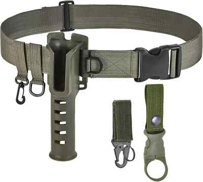 Fishing Wading Belt Rod Holder Adjustable Wader Fishing Waist Belt for Fly Su...