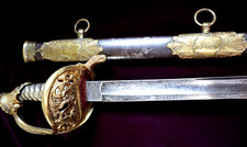 CIVIL WAR SWORD OWNED BY DR COOPER TREATED CONFEDERATE PRESIDENT JEFFERSON DAVIS