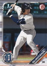 Lot of (100) 2019 Bowman Draft NICK QUINTANA 1st Rookie Card #BD-105 Tigers