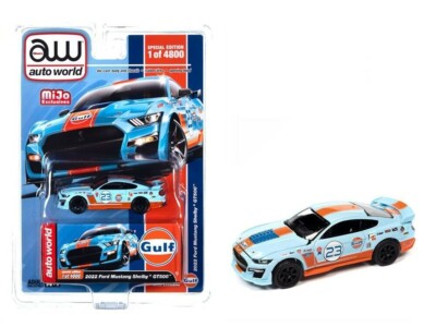 2022 FORD MUSTANG SHELBY GT500 #23 ''GULF OIL'' MODEL BY  AUTO WORLD CP8052