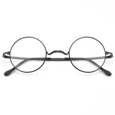 Pure Titanium Vintage Round Small 42 44mm Eyeglass Frames Full Glasses Rx able