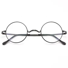 Pure Titanium Vintage Round Small 42 44mm Eyeglass Frames Full Glasses Rx able