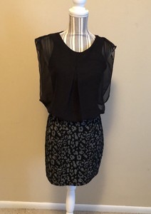 sparkly leopard print dress