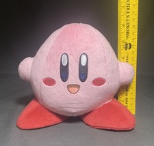 Nintendo Kirby Adventure Little Buddy Standing 6" Plush Soft Pink Used Clean