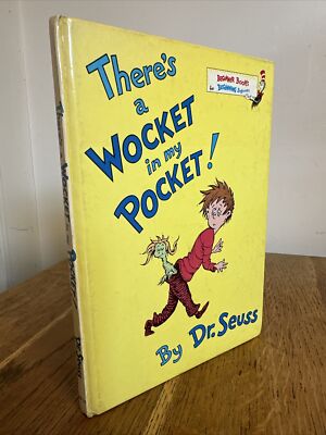 There's a Wocket in my Pocket! by Dr. Seuss 1975 Collins UK 1st/1st HB Vintage