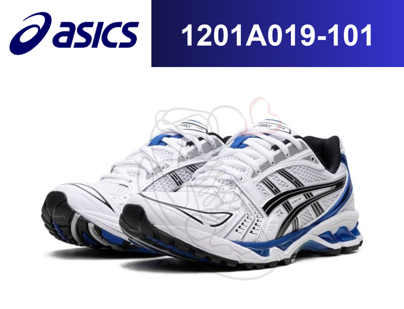 Asics Gel-Kayano 14 White Tuna Blue Black Grey Silver 1201A019-101