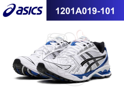 Asics Gel-Kayano 14 White Tuna Blue Black Grey Silver 1201A019-101